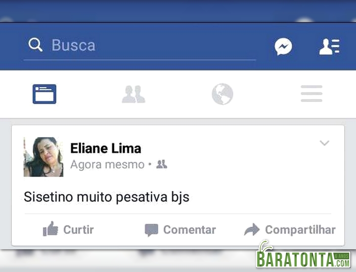 Mulher está pesativa