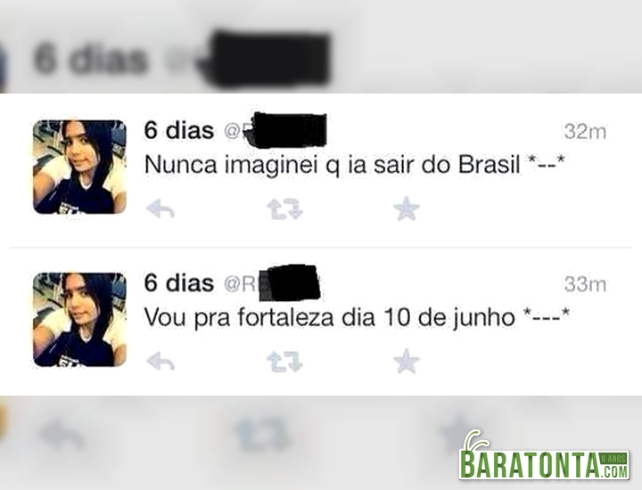 Nunca imaginei que ia sair do Brasil