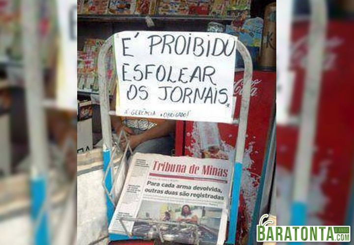 Lógico que é proibido