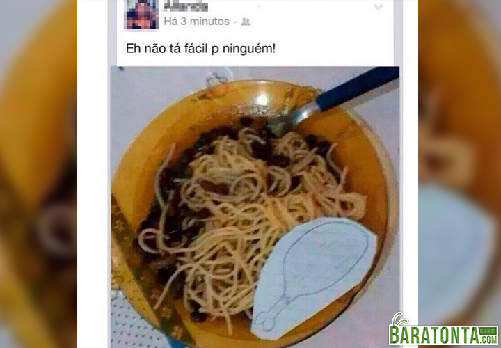 Não tá fácil pra ninguém