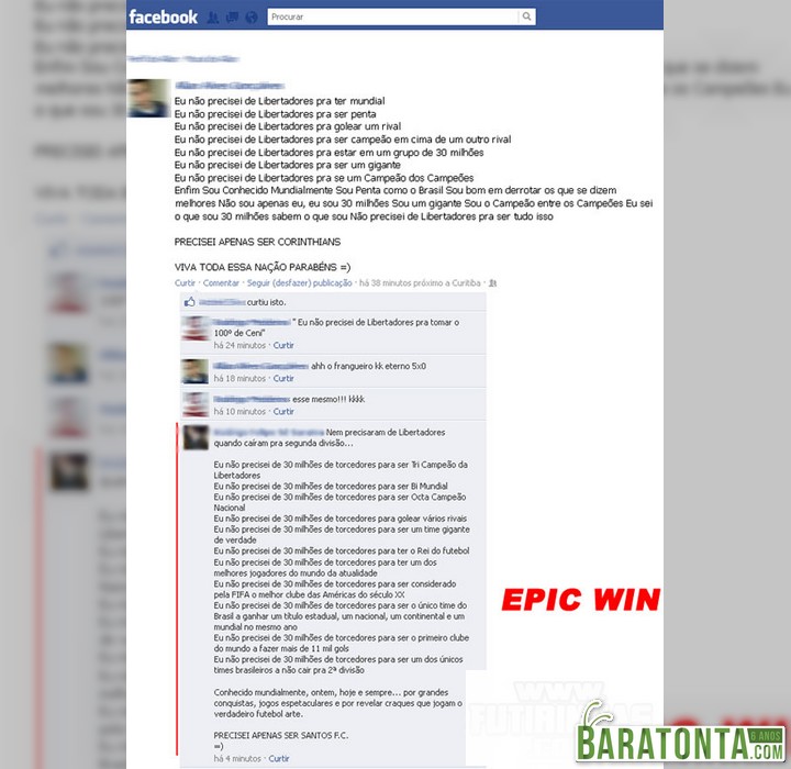 8 posts constrangedores e ridículos de fanáticos por esportes