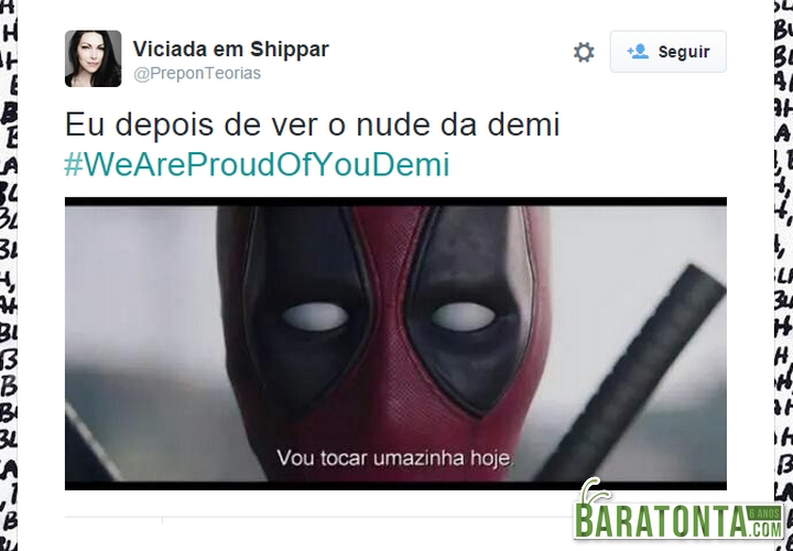 Os 7 melhores comentários e reações das pessoas ao ver as nudes da Demi Lovato