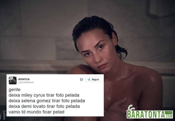 Os 7 melhores comentários e reações das pessoas ao ver as nudes da Demi Lovato