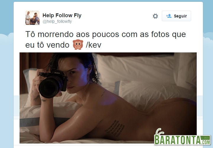 Os 7 melhores comentários e reações das pessoas ao ver as nudes da Demi Lovato