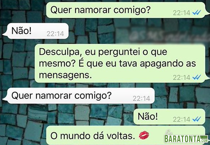 O mundo dá voltas