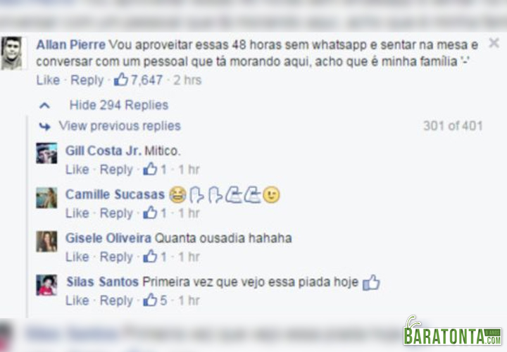 Os 15 melhores comentários dos desesperados com a queda do Whatsapp