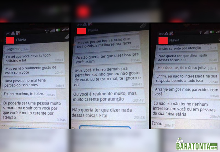 No máximo ela vai dizer um não