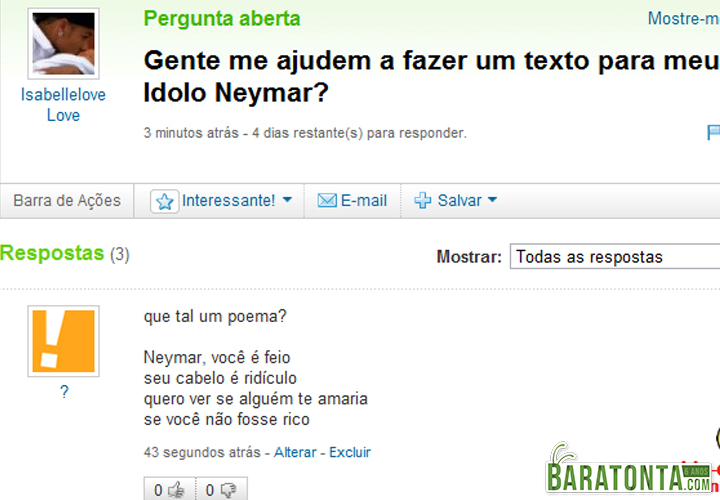 10 comentários constrangedores e irônicos que te farão chorar de rir