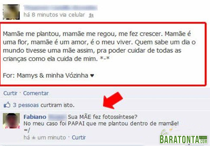 10 comentários constrangedores e irônicos que te farão chorar de rir