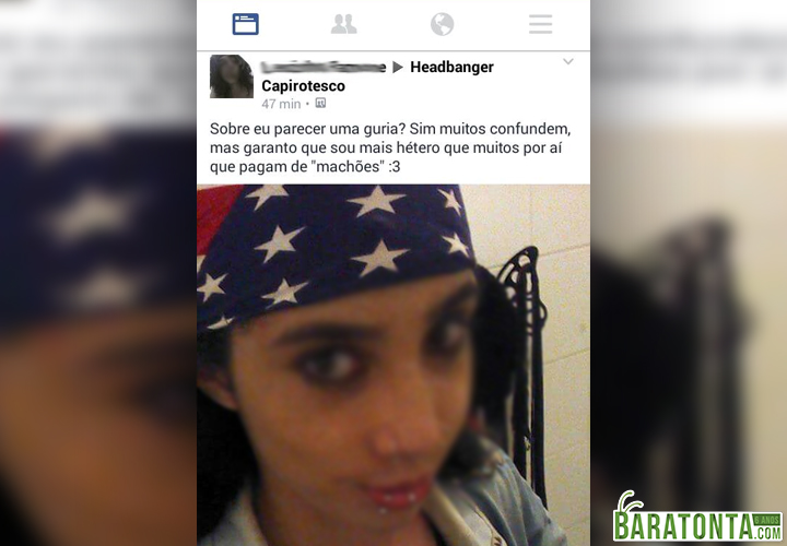 Sobre eu parecer uma guria