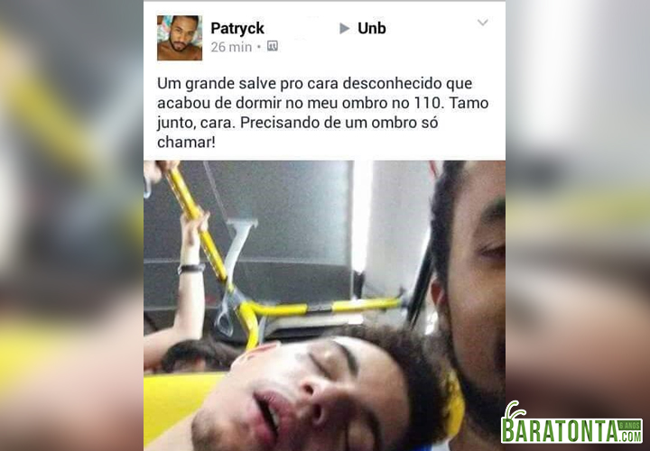 Eu no transporte público