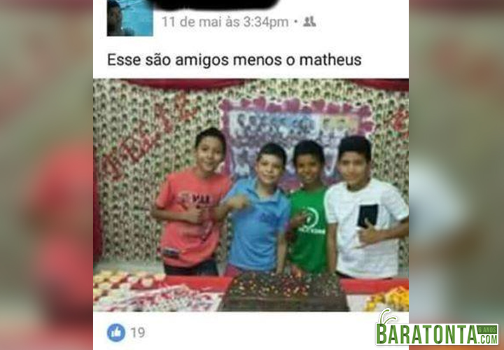 Na vida você é o Matheus