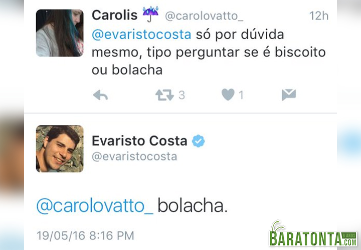 Se o Evaristo falou, tá falado