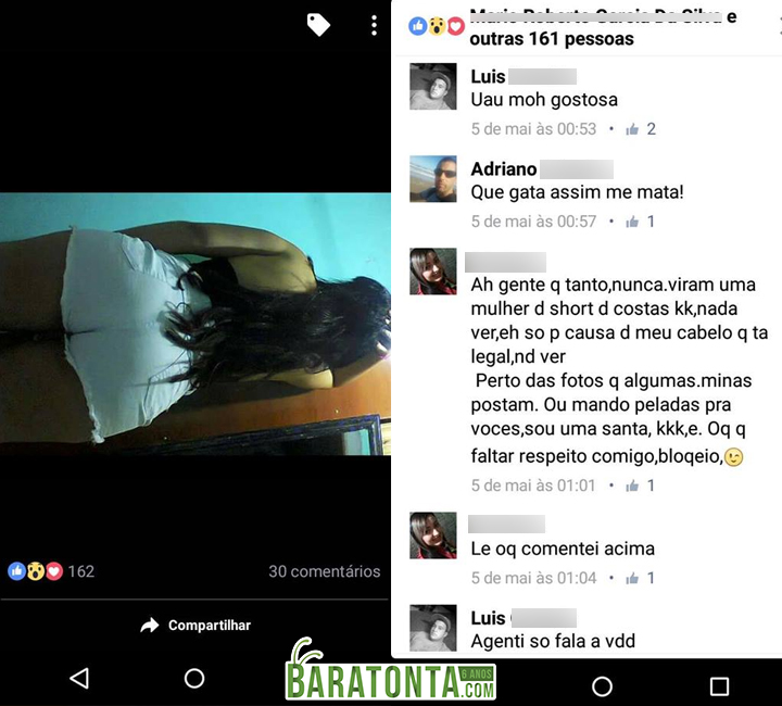 Era só por causa do cabelo