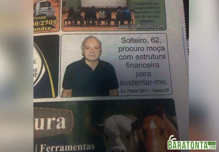 Procura-se namorada rica