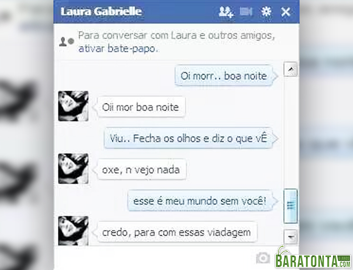 Fecha os olhos e diz o que vê