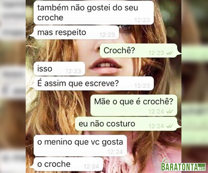 Não gostei do seu crochê