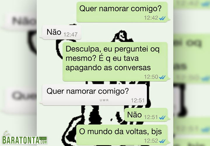 Quer namorar comigo?