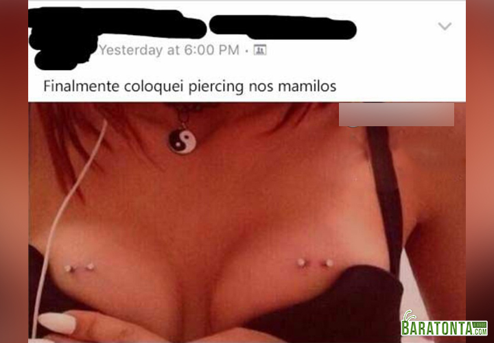 Piercing nos mamilos