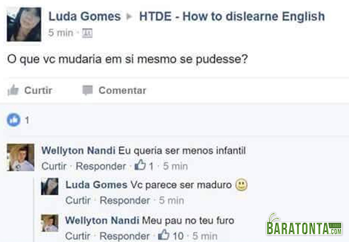 Você parece ser maduro