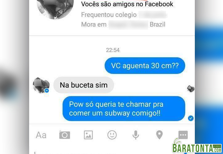 Você aguenta 30cm?