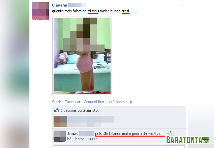 Cada vez a bunda cresce mais