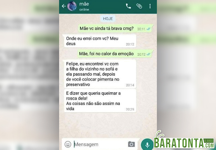 No calor da emoção