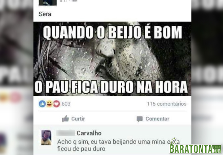 Quando o beijo é bom...