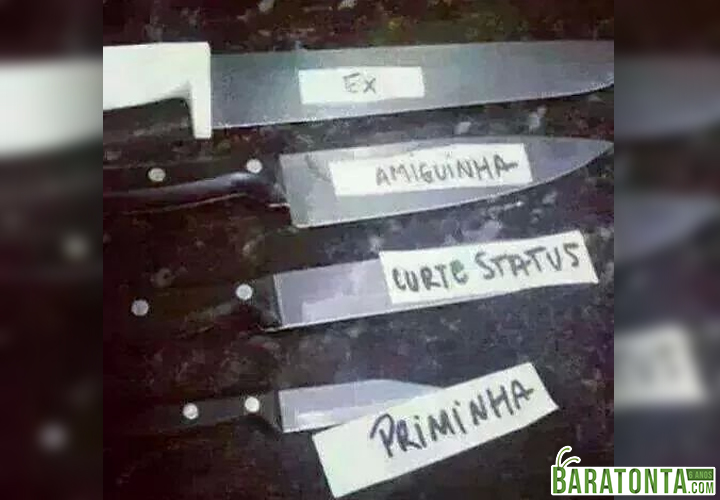 Coleção de facas preferida da mulherada