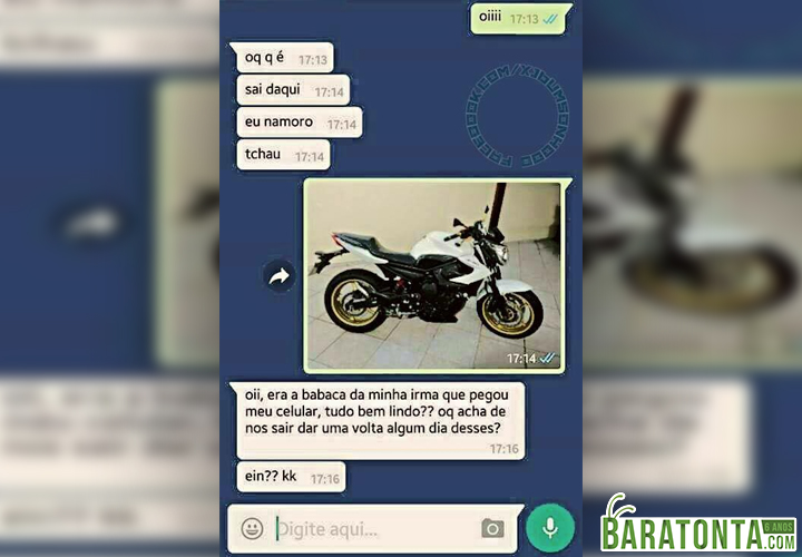 Sai daqui, eu namoro!