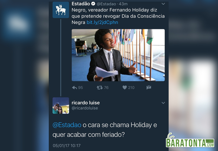 Já temos o melhor comentário de 2017