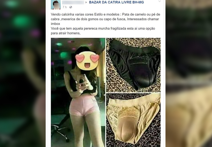 Calcinhas pata de camelo