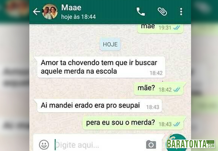 Tem que buscar aquele merda